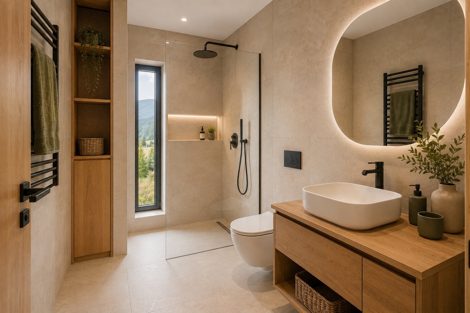Apartament Zielony — łazienka